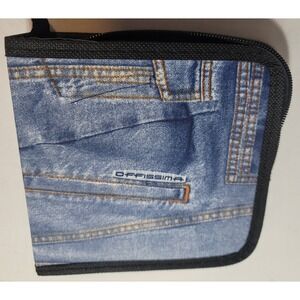 Offissima CD/DVD Wallet Storage Holder Travel Carrying Soft Case  Zip 24 Slots